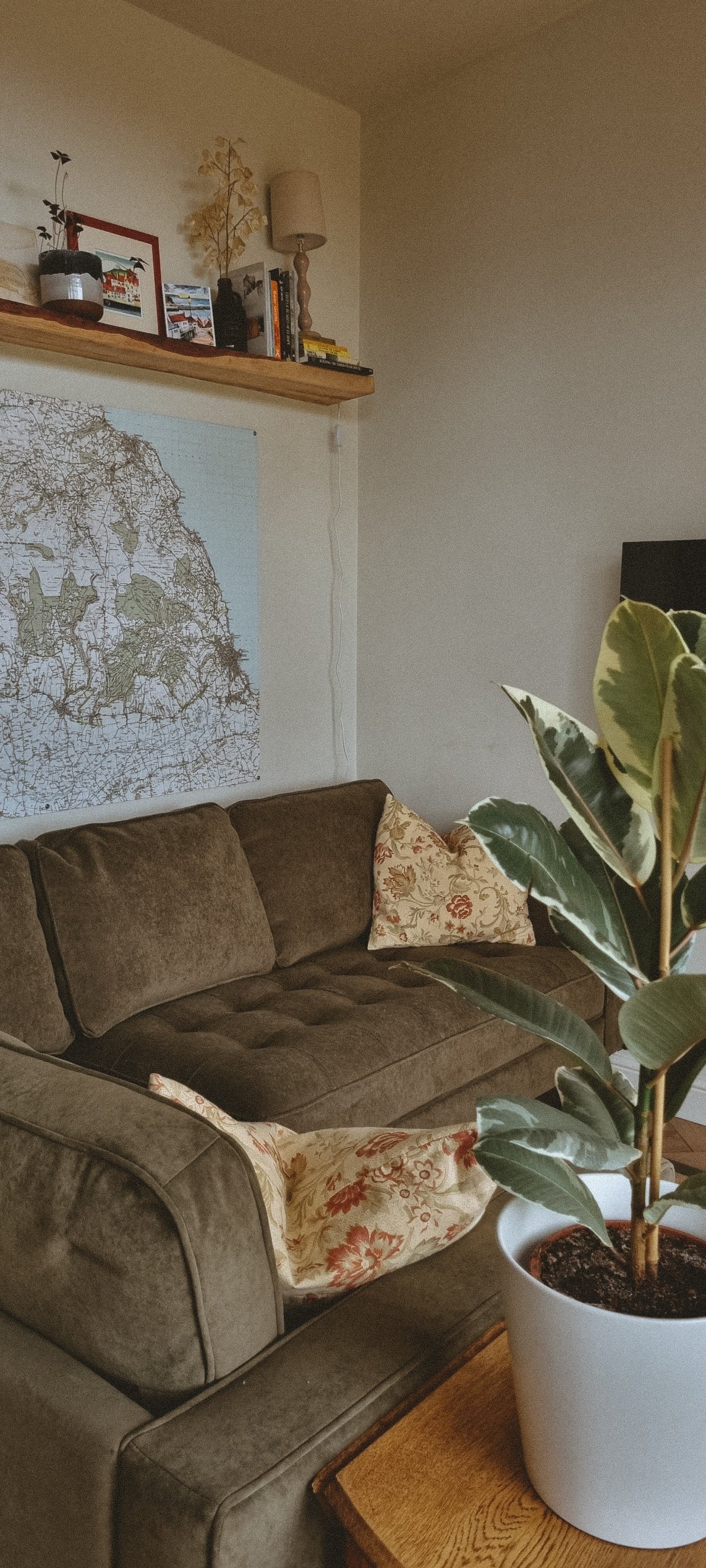 A large, comfy sofa with Netflix.