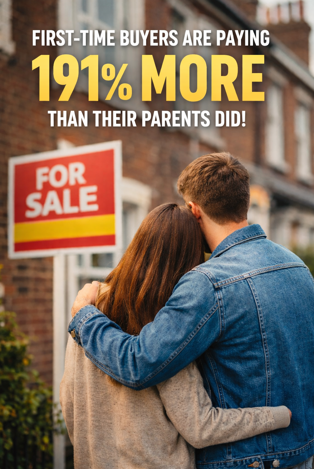 First-Time Buyers Are Paying 191% More Than Their Parents