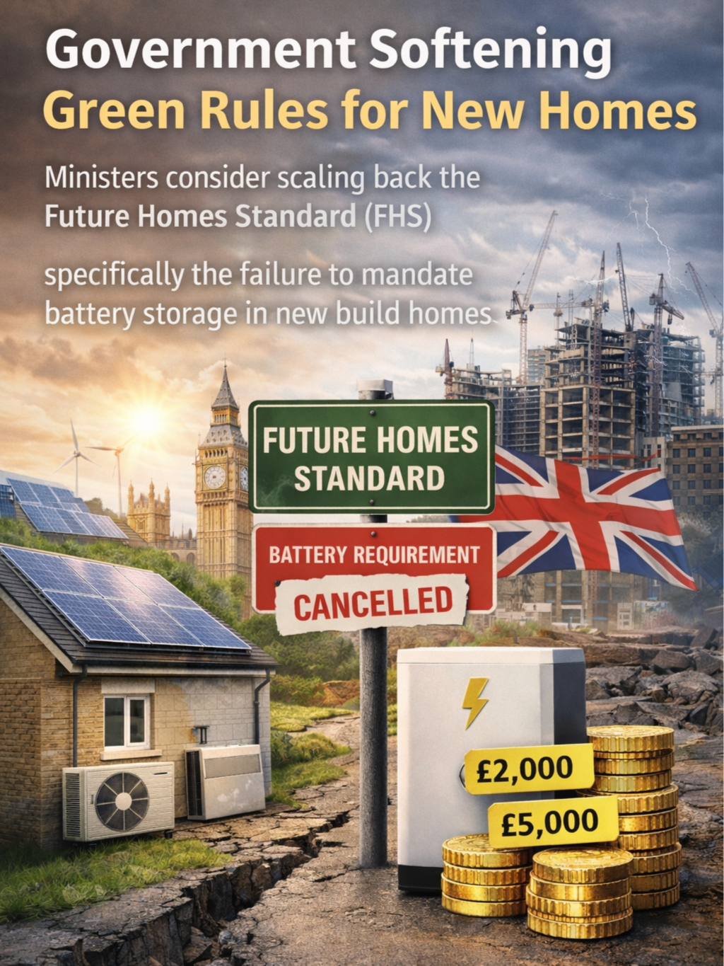 Government Softening Green Rules for New Homes?