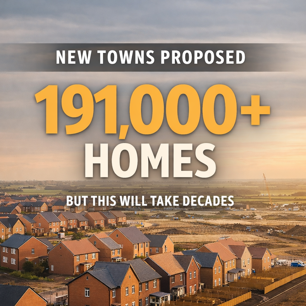 New Towns Proposed: Where 191,000+ Homes Could Be Built Across England