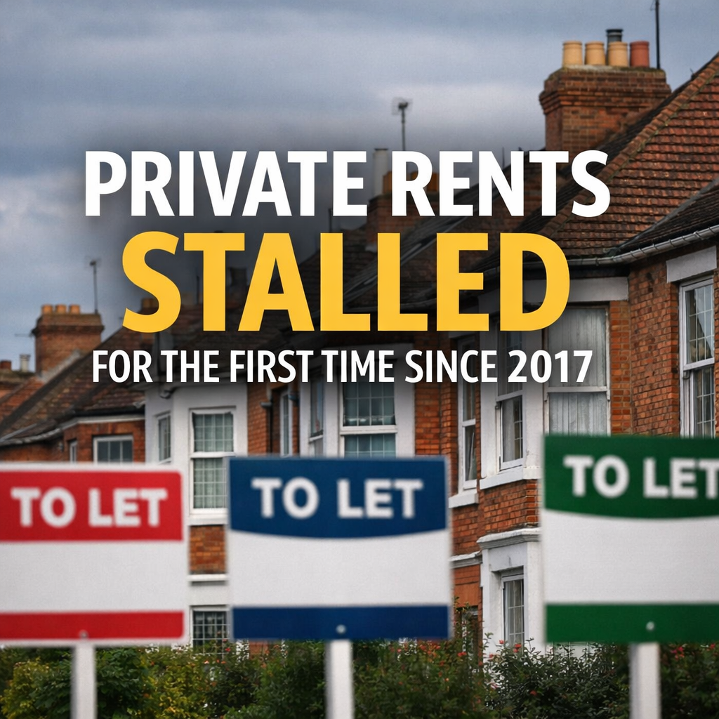 Private Rents Stalled for the First Time Since 2017 as the UK Property Market Shifts