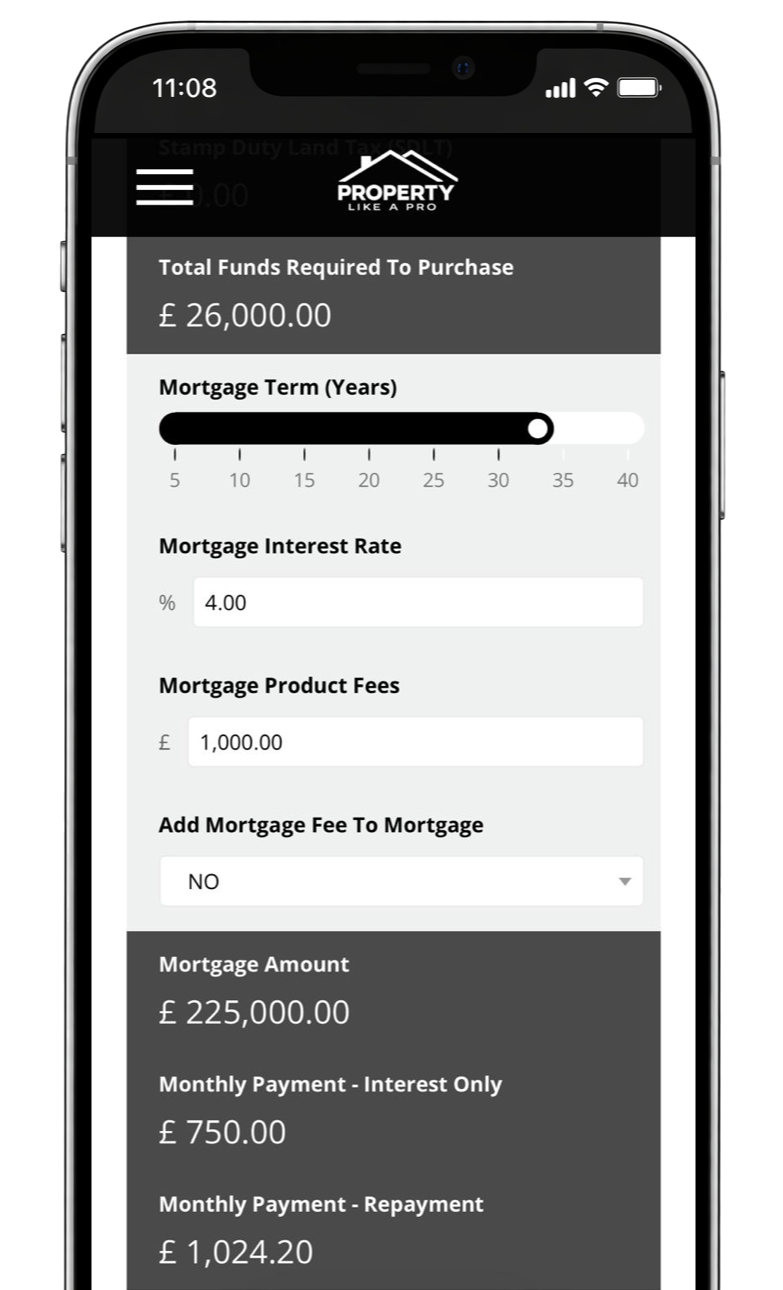 UK first-time buyer calculator to estimate stamp duty, deposit, mortgage amount, total funds required and monthly repayment or interest-only payments.