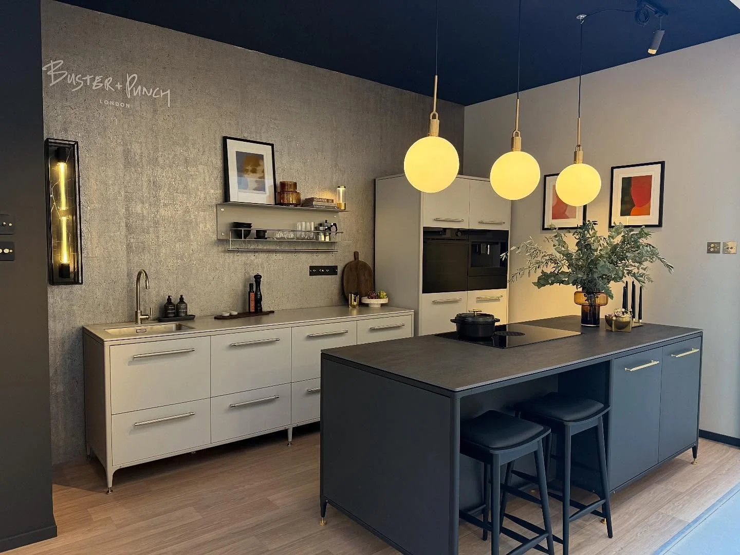 So happy to showcase our kitchen at @designcentrech at Focus25 - introducing new colour swatches and a brand new brochure - do visit and say hello to the team in the stand #kitchensofinstagram #kitchensbybusterandpunch #busterandpunch