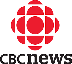 CBC News logo featuring a red circular symbol and black text.