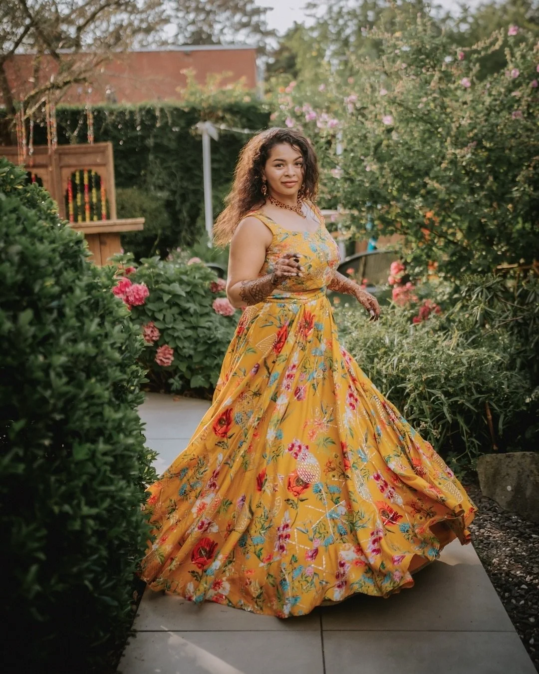 Haldi? Smeared.
Mehndi? On point.
Vibes? Next level!!
From laughter bombs to henna goals, Shivika&rsquo;s pre wedding festivities was off the charts!
Save this post for your haldi inspo board &mdash; you&rsquo;ll thank us later!

Photography &amp; Vi