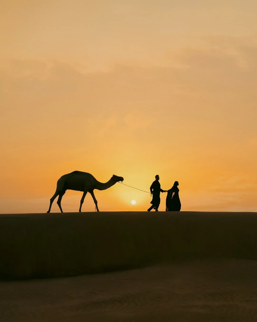 Desert couture meets timeless love
Priya &amp; Sumeet flew all the way from the US for an exclusive pre wedding shoot in Dubai.
Golden horizons, refined elegance, and a love that knows no borders 
When moments are this rare, only iconic locations wil