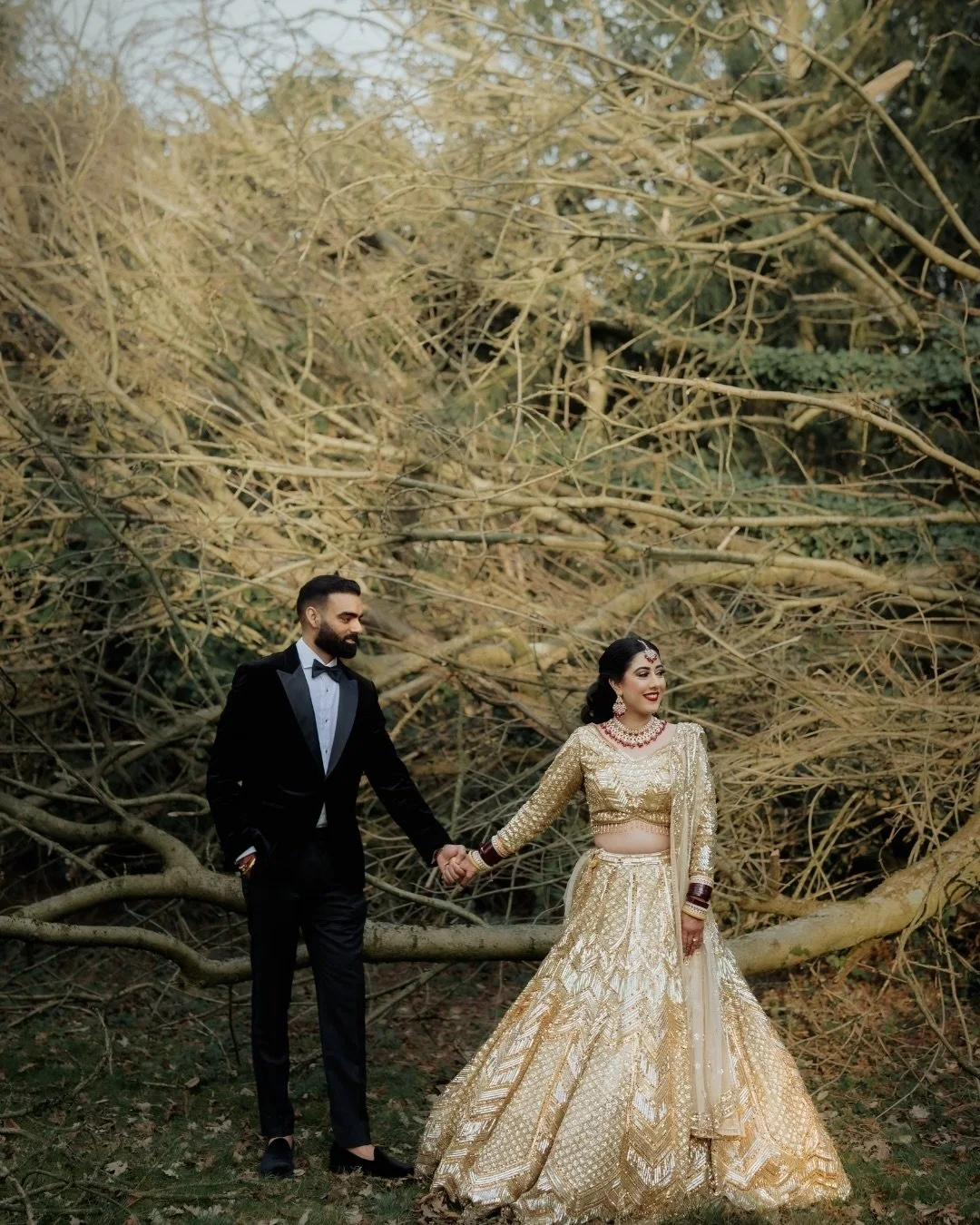 Harmit &amp; Darsh&rsquo;s Reception 
The perfect finale to the most beautiful beginning.
Captured by Kat Films

Photo &amp; Video - @kat_films 
Venue - @capricedeluxenl 
DJ - @kudosmusic @harvkudos @jaska.dj 
Decor - @weddingkingrotterdam 
Screens -