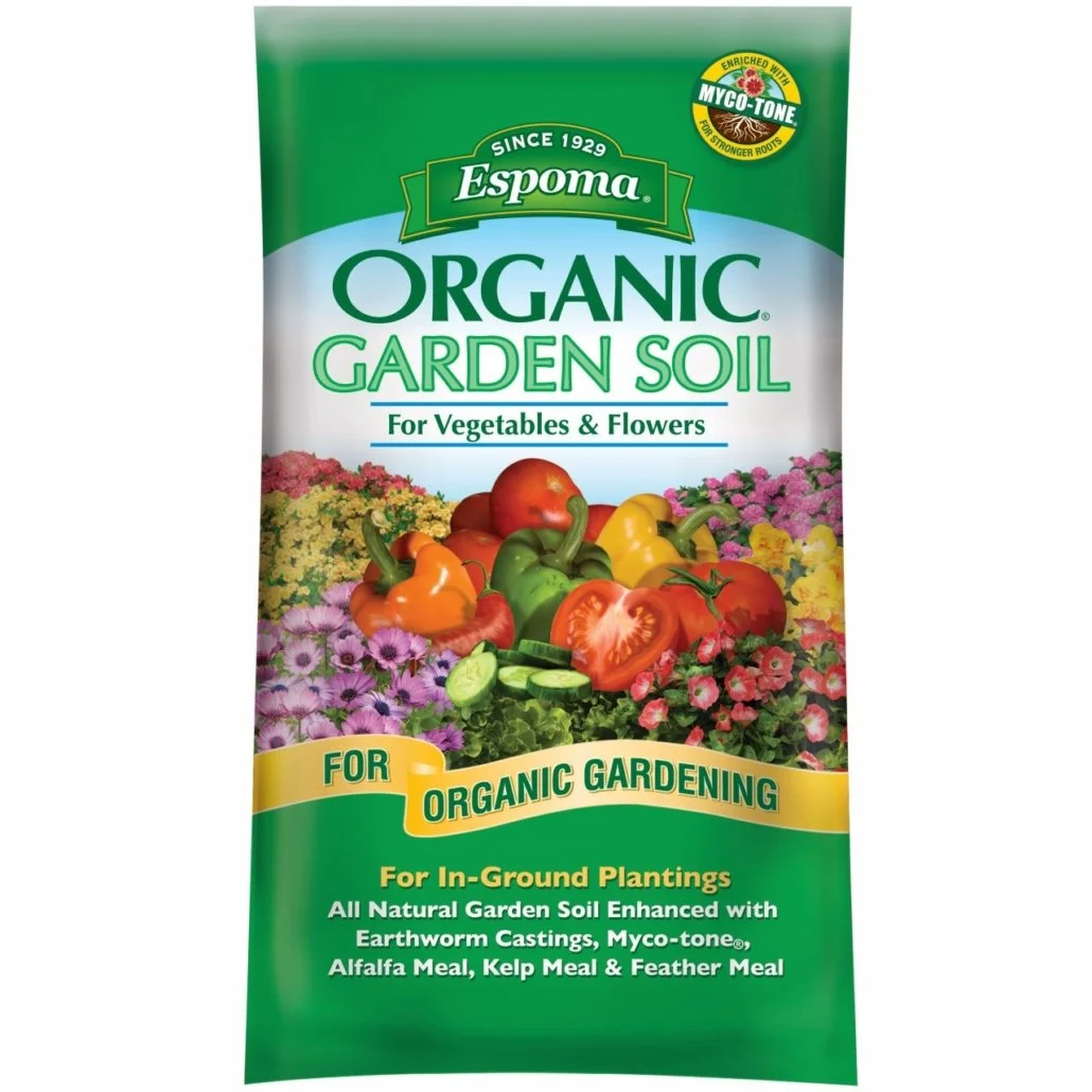 Espoma Organic Garden Soil For Flowers and Vegetables