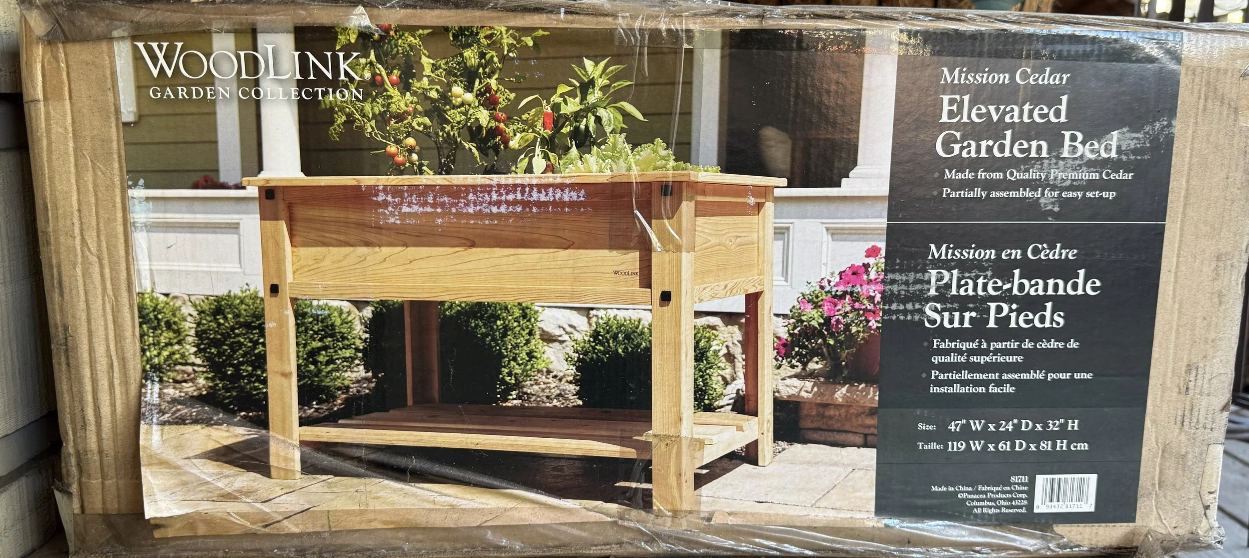 WoodLink Cedar Elevated Garden Bed