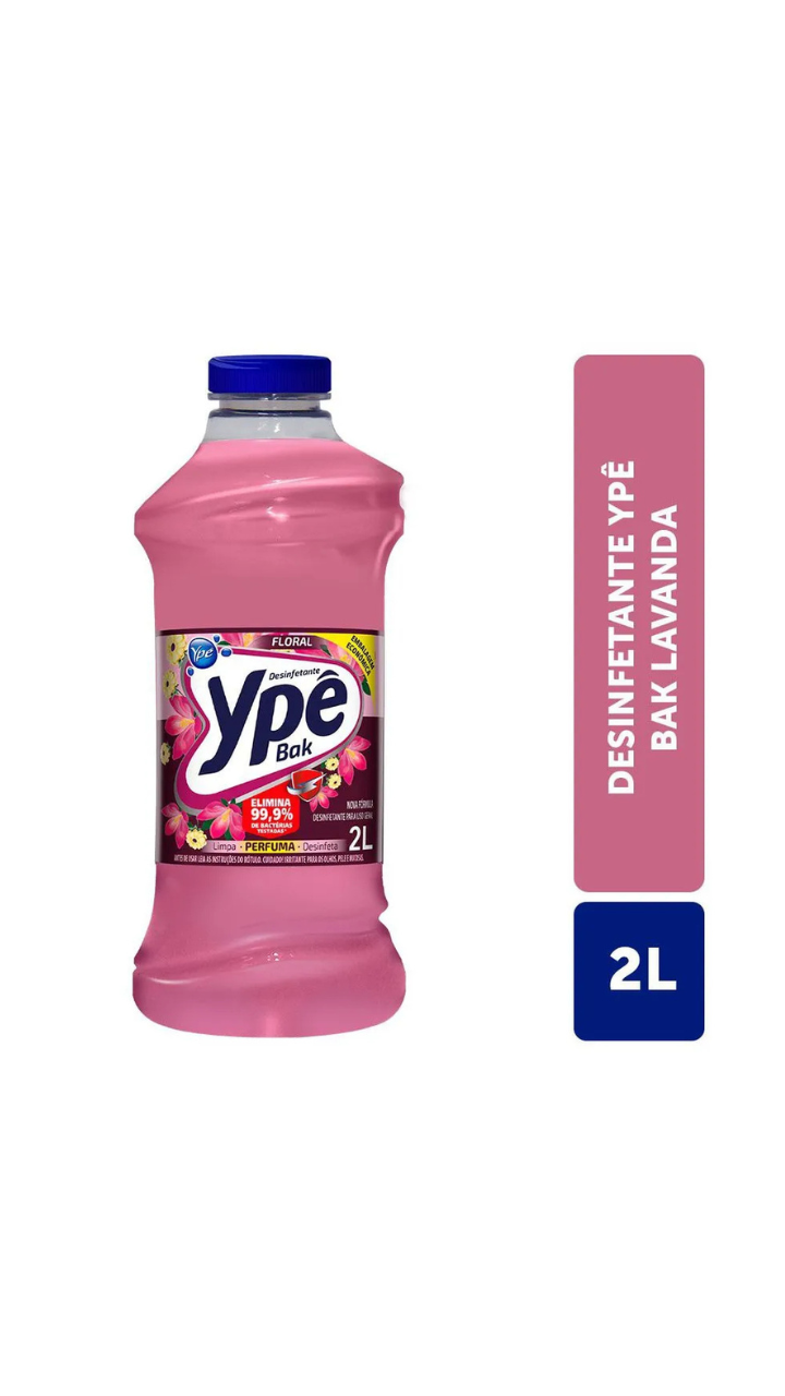 DESINFETANTE YPE BAK FLORAL 2L