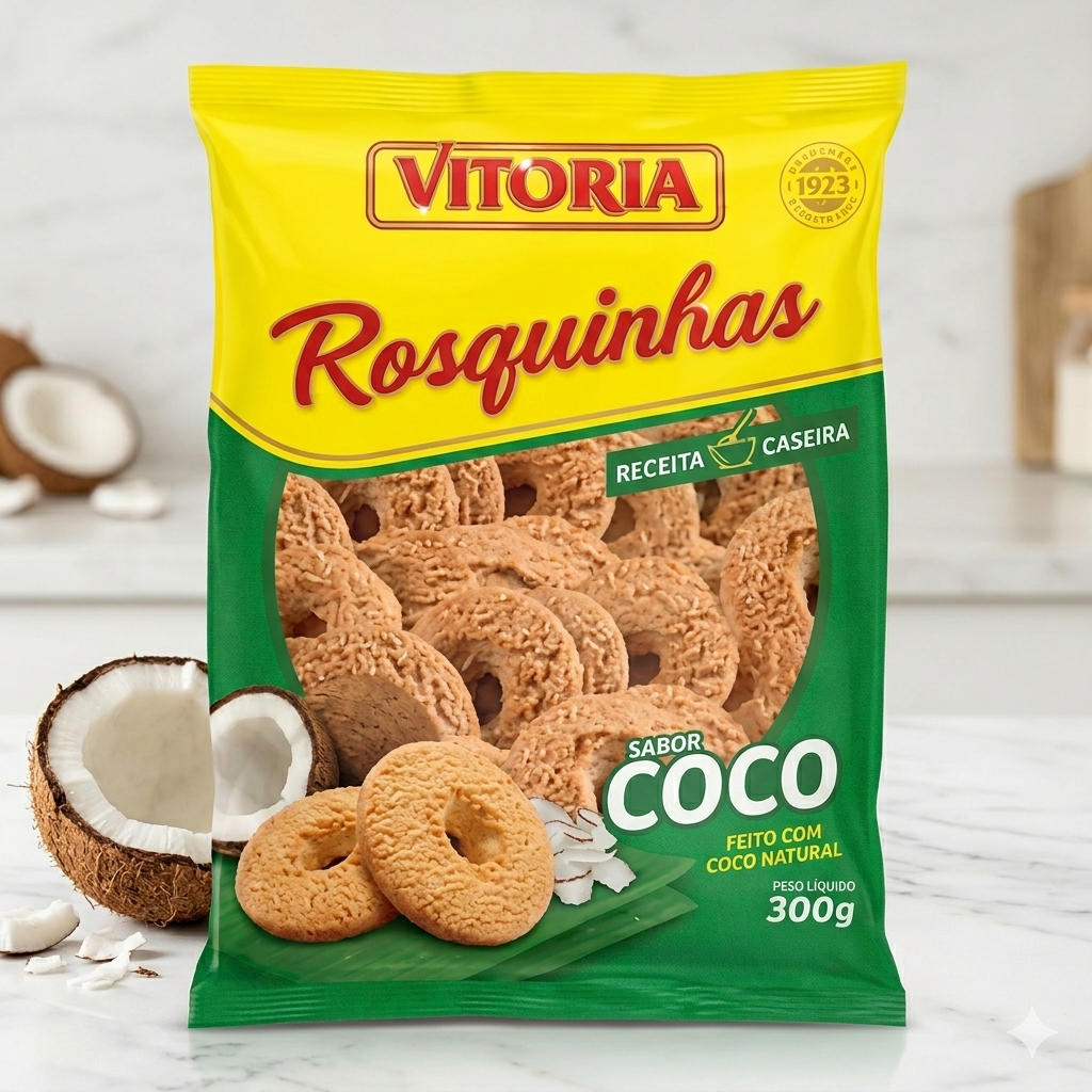 BISCOITO VITORIA ROSQUINHA COCO 300G