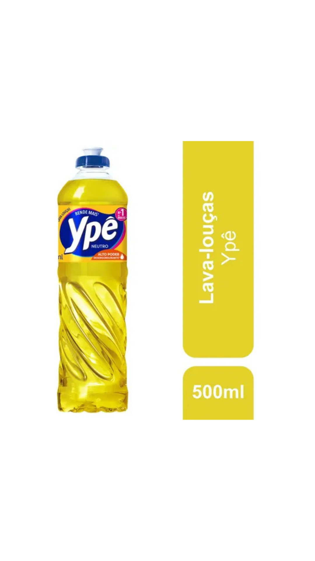 YPE LAVA LOUÇA NEUTRO 500ML