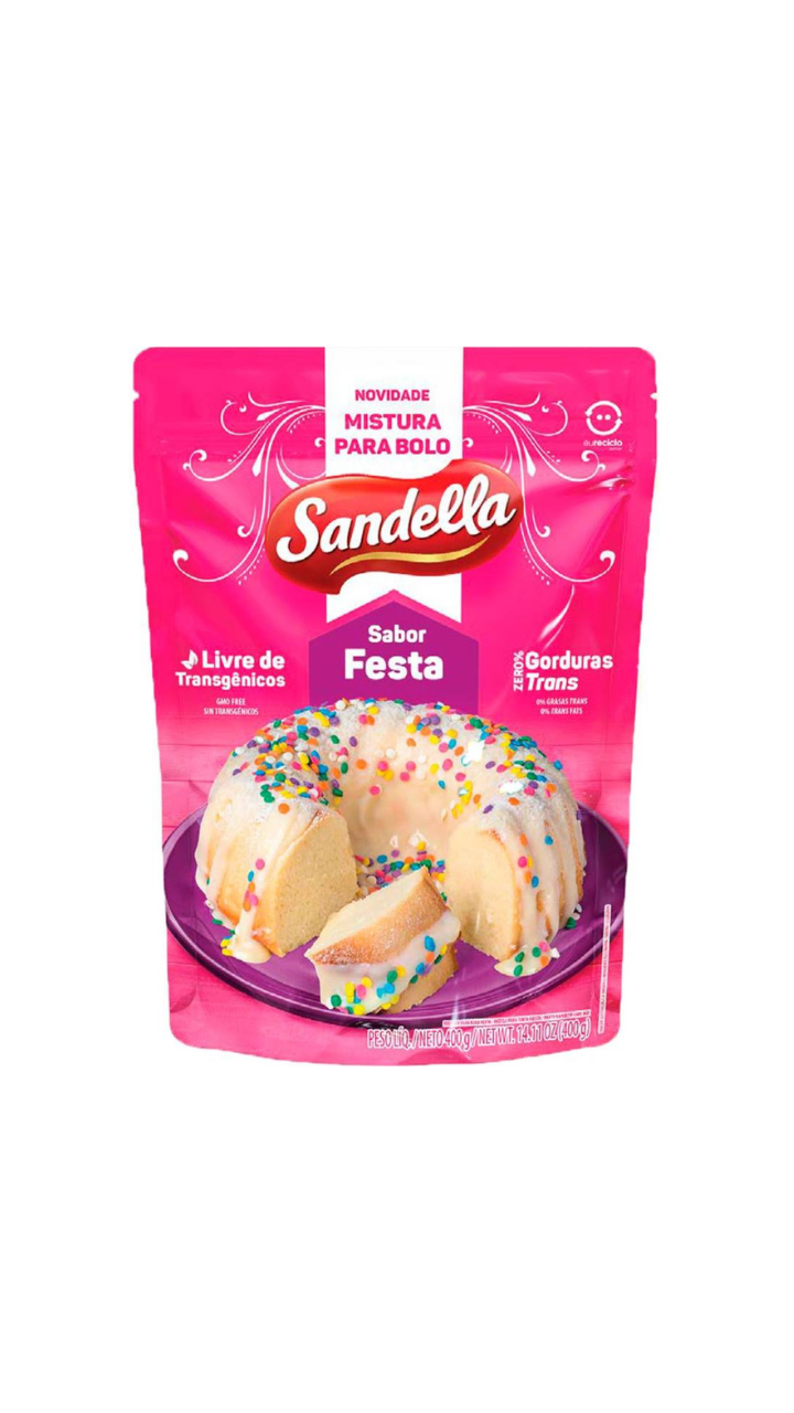 MISTURA PARA BOLO SANDELLA FESTA 350G