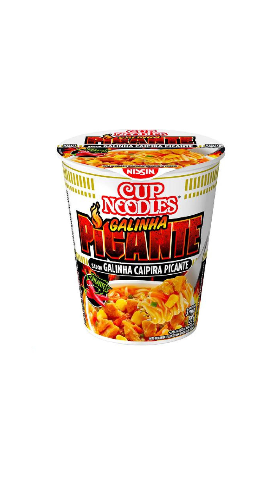 CUP NOODLES GALINHA PICANTE 69G