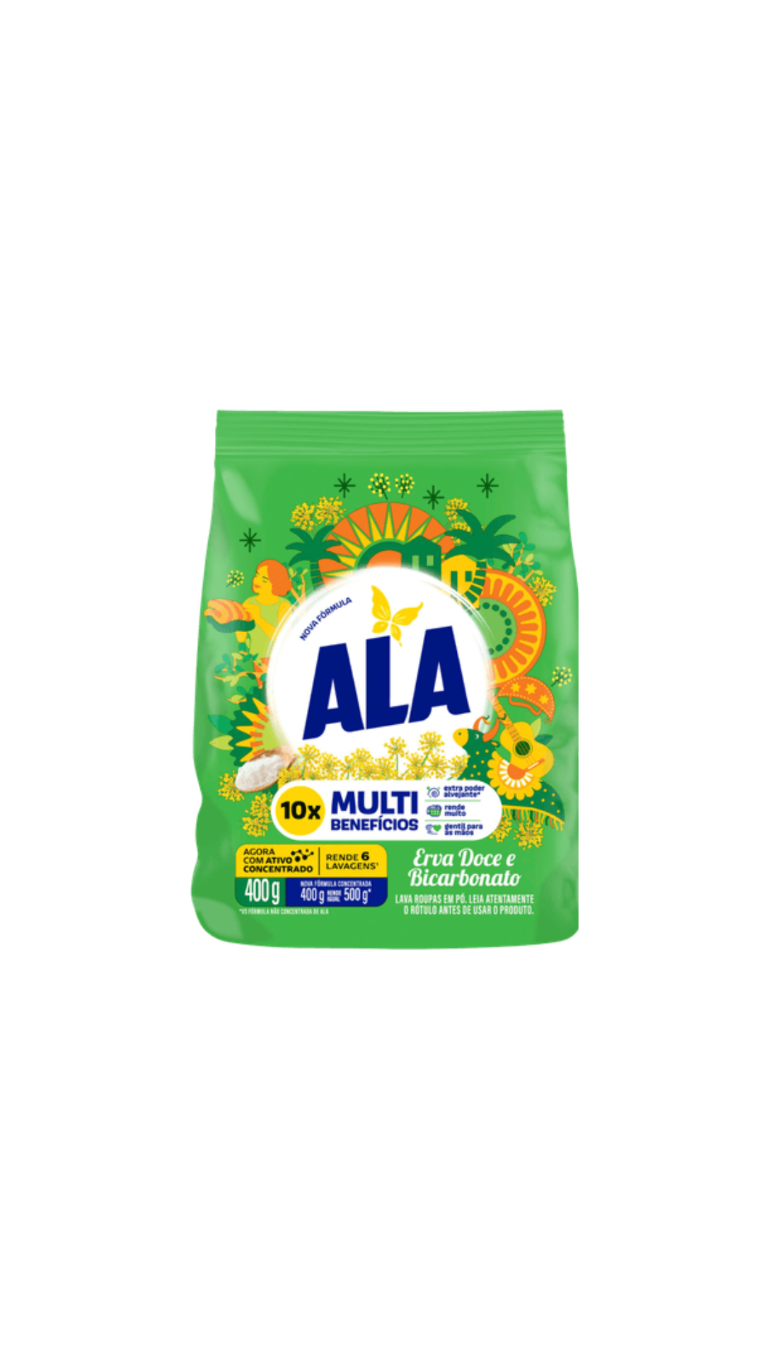 DET. PO ALA ERVA DOCE E BICARBONATO 400G