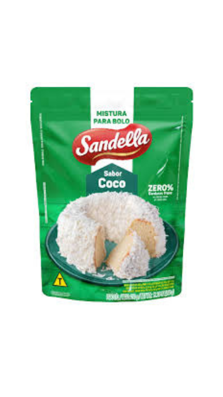 MISTURA PARA BOLO SANDELLA COCO 350G