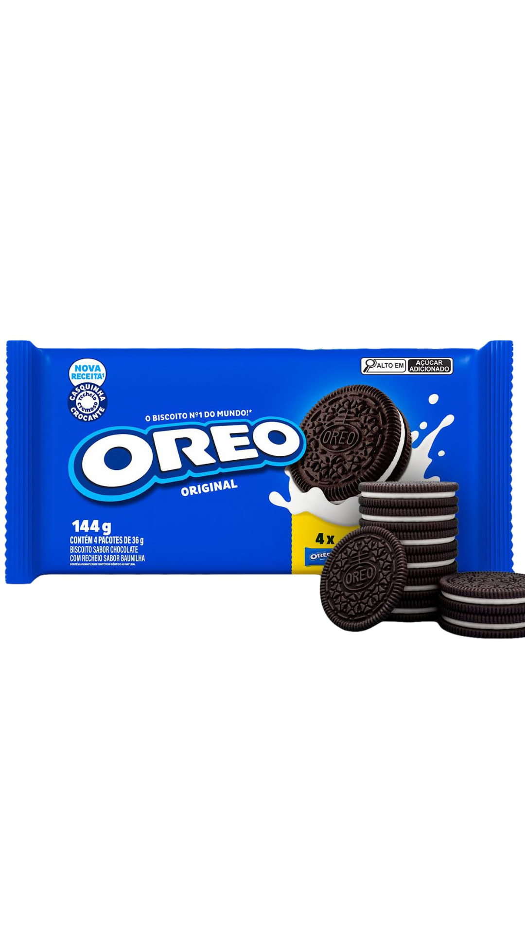 BISCOITO OREO ORIGINAL M. PACK 144G