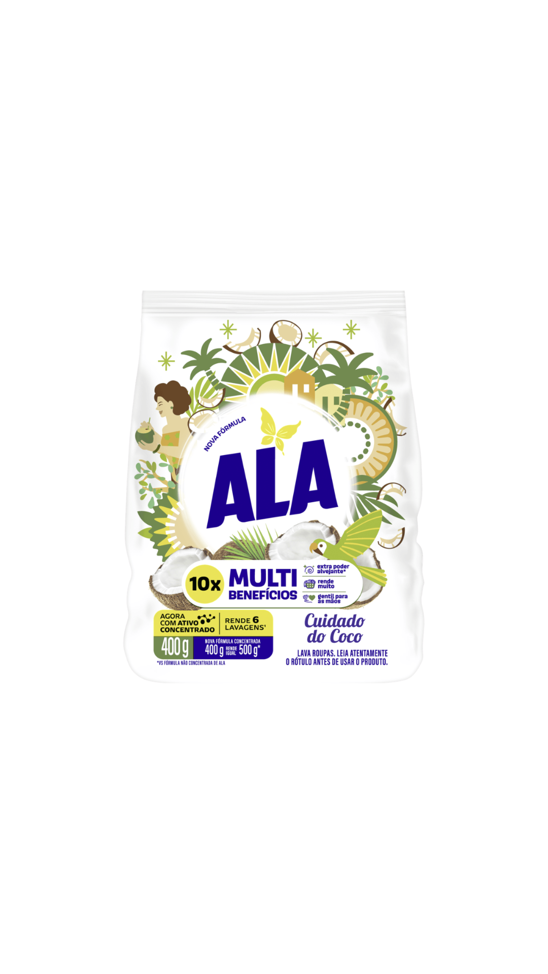 DET. PO ALA CUIDADO DO COCO 400G