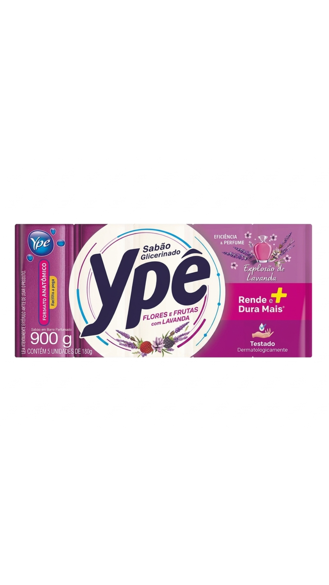 SABAO EM BARRA YPE FLORES/FRUTAS 900G