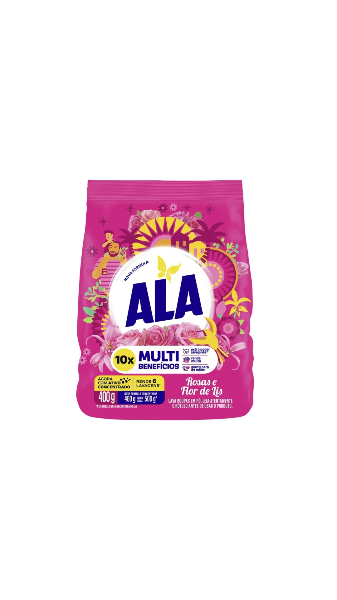 DET.PO ALA ROSAS E FLOR DE LIS 400G