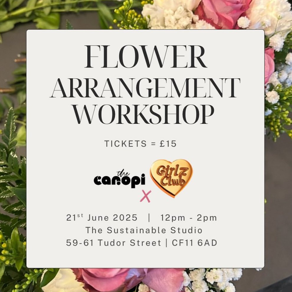 FLORAL ARRANGEMENT WORKSHOP by Girlz Clwb
