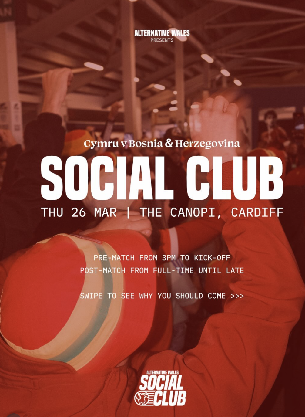 ALT WALES PRESENTS, Matchday Social Club