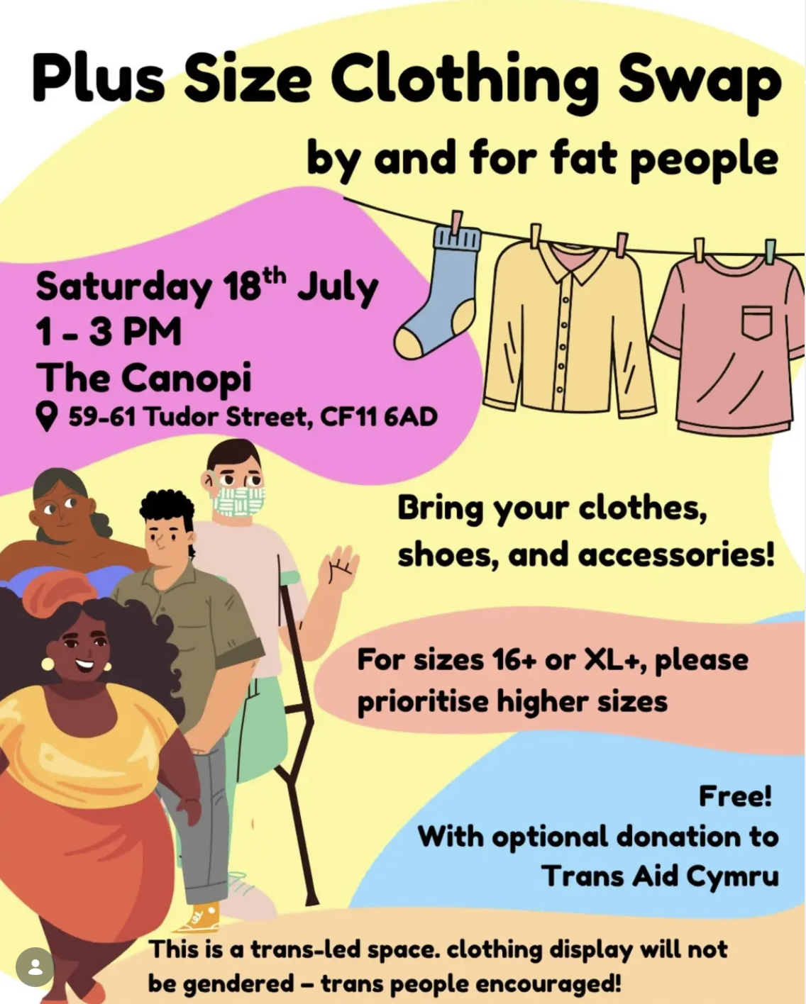 PLUS SIZE CLOTHING SWAP