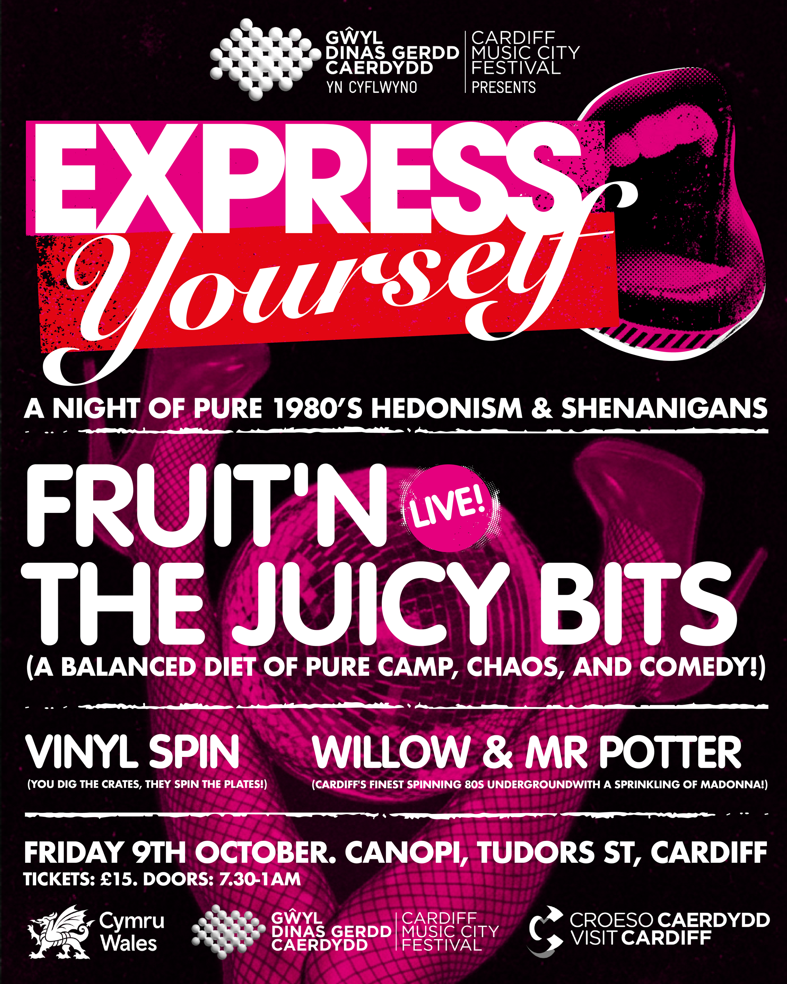 CARDIFF MUSIC CITY FESTIVAL PRESENTS, Express Yourself!