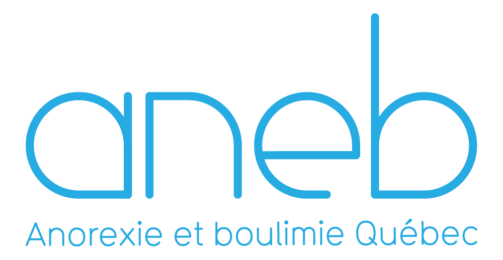 Logo d’ANEB Québec – Anorexie et Boulimie Québec, organisme de soutien en santé mentale.