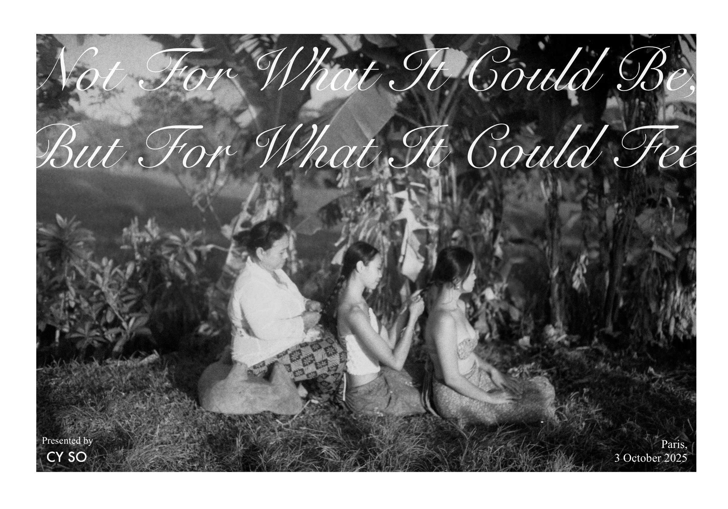 Not For What It Could Do, But For What It Could Feel.