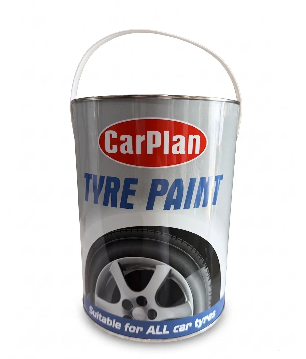 CarPlan Tyre Paint 2.5L – Black Rubber Finish – For All Tyres – Fast Delivery