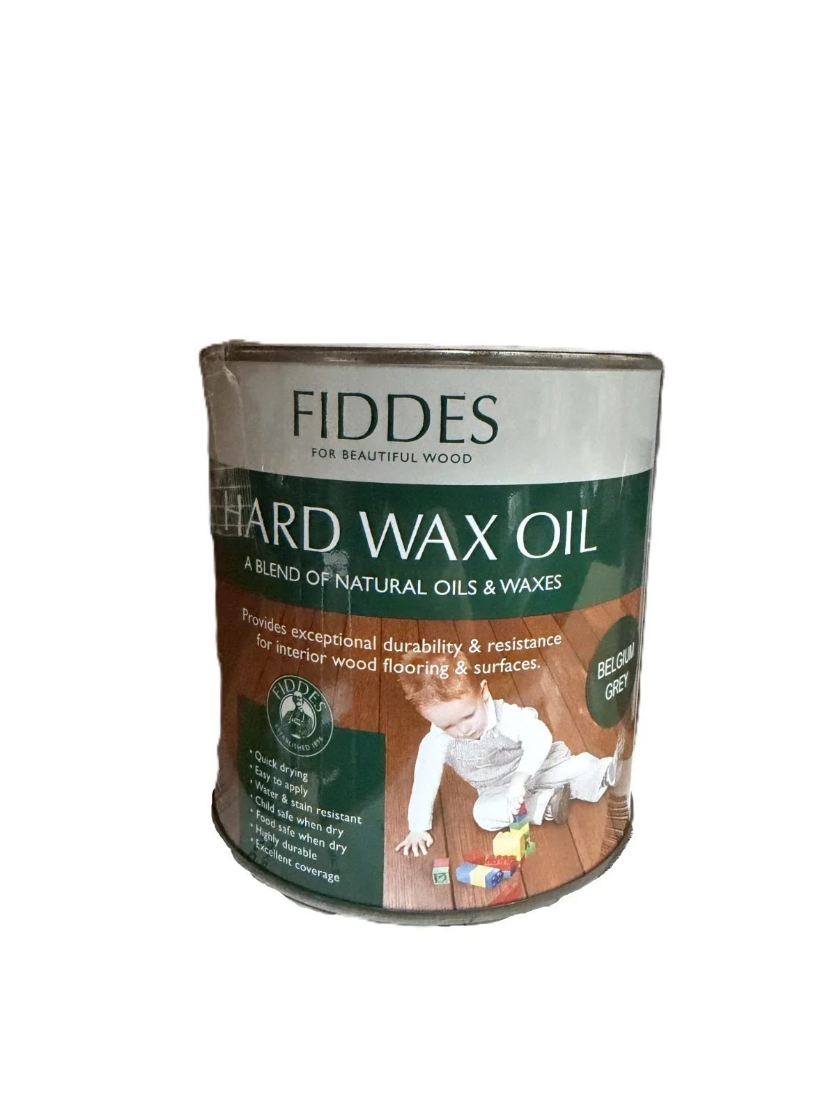 Fiddes Hard Wax Oil 1L - NATURAL - Anti-Yellowing Interior Wood Finish – NEW