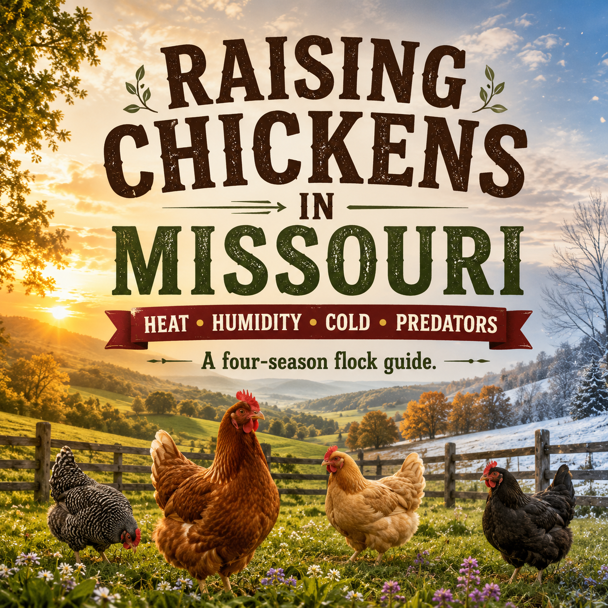 Raising Chickens in Missouri: A Four-Season Coop Guide