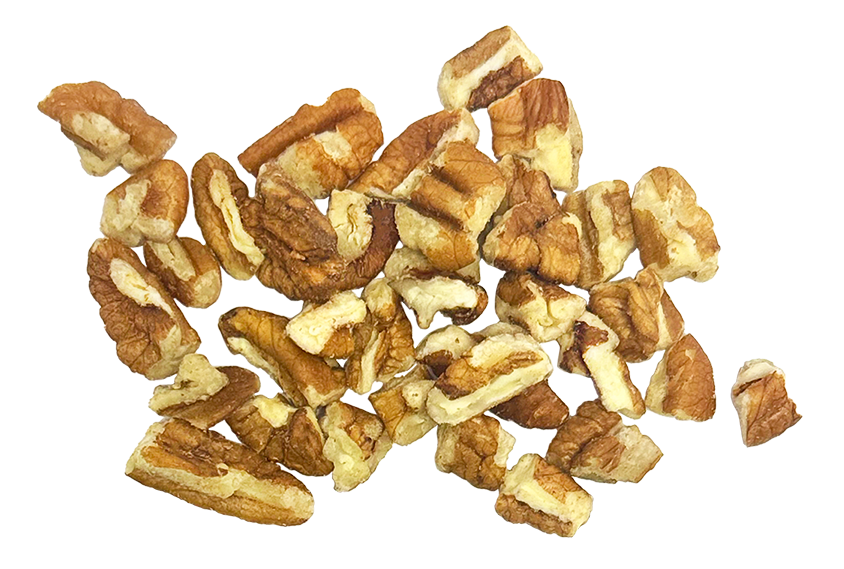 Pile of Large Pecan Pieces