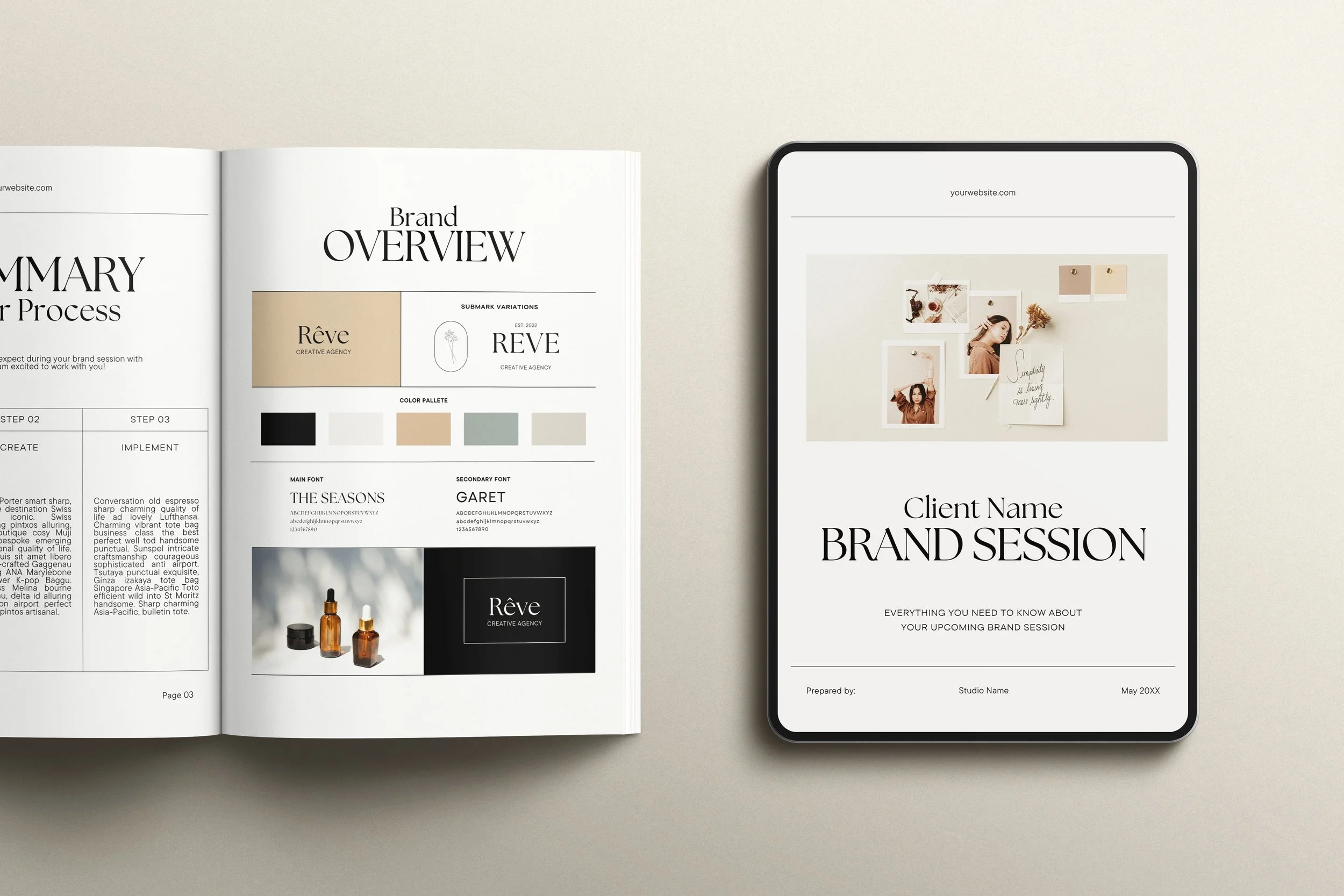Brand Photographer Canva Templates