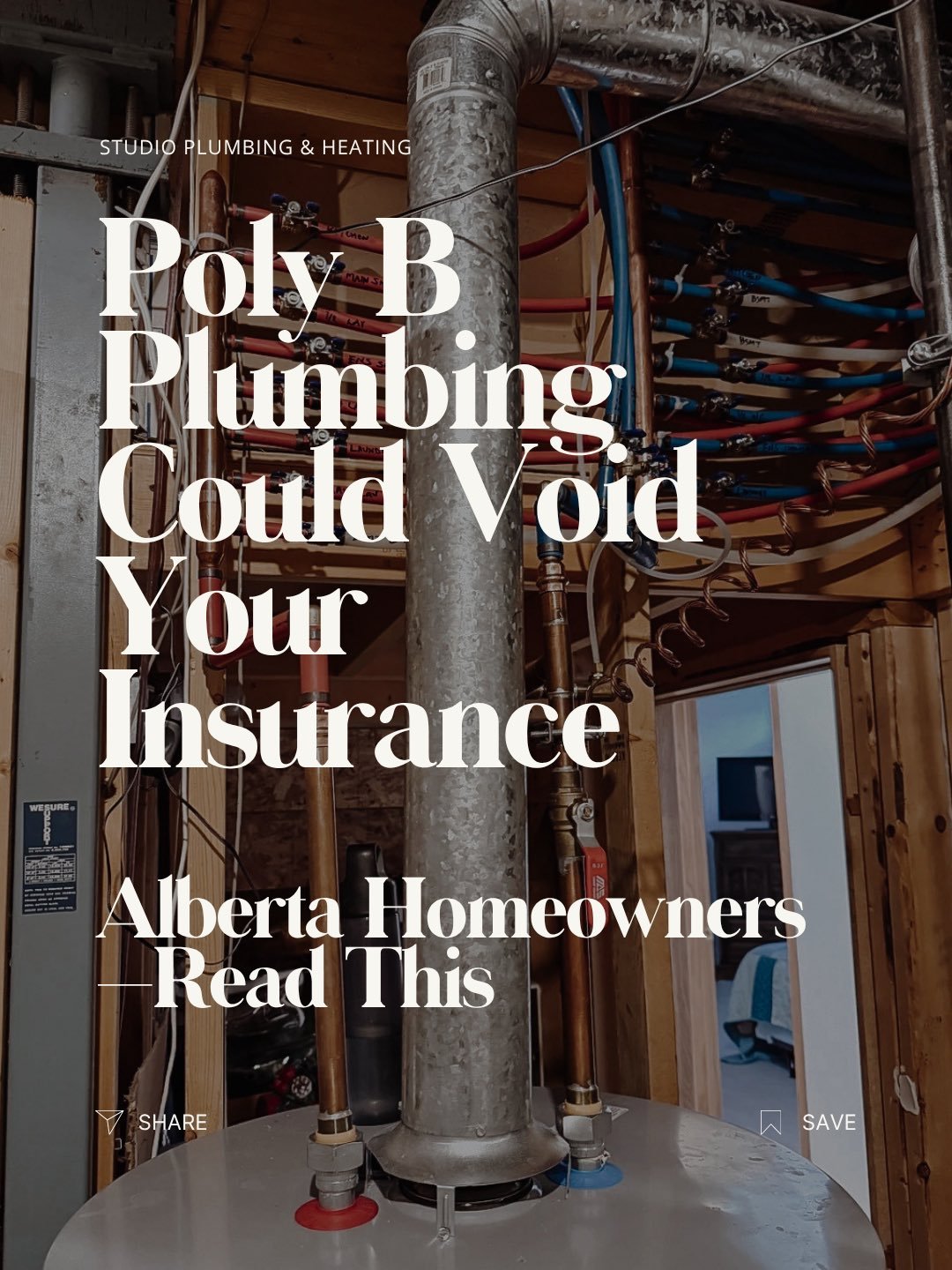 Homeowners, this is something you NEED to know&hellip;

If your home still has Poly B (polybutylene) plumbing, your insurance coverage could be at serious risk&mdash;and most people have no idea until it&rsquo;s too late.

Poly B was commonly used in