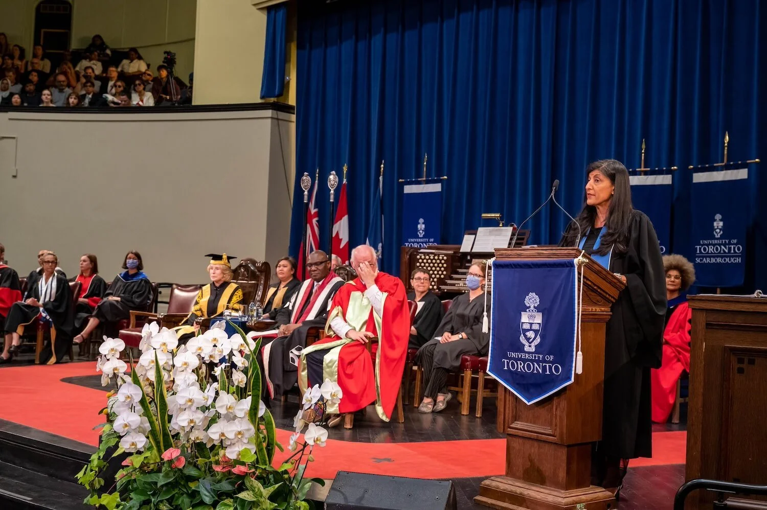 2023 - Delivering the Convocation Speech for University of Toronto , Scarborough Business graduates, a deeply meaningful experience.