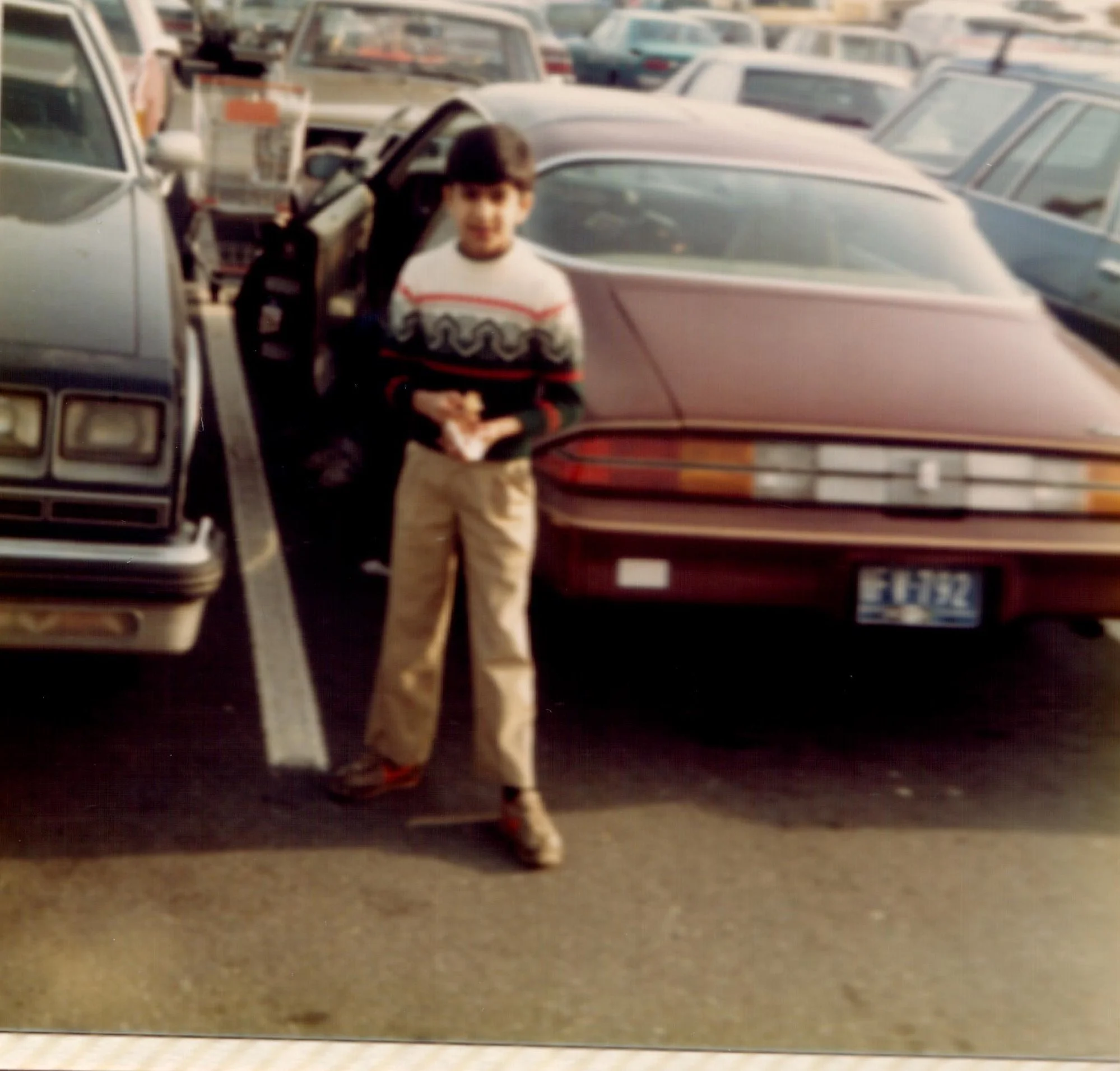 1980 - My first car, a Camaro Berlinetta, with my cousin.