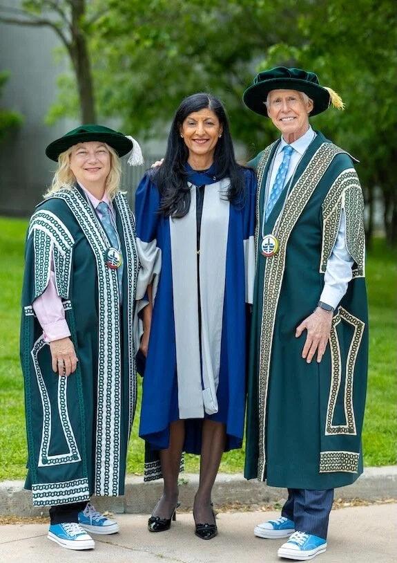 2025 - Humbled to accept an Honourary Doctor of Laws degree from Trent University.