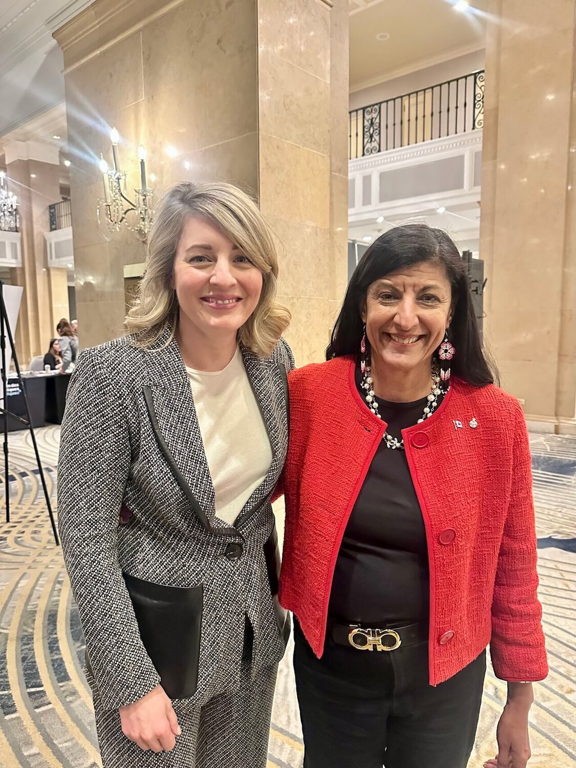 With Minister Mélanie Joly at the Public Policy Forum Canada Growth Summit— a timely conversation about Canada’s future in a rapidly changing world. (May 2026)