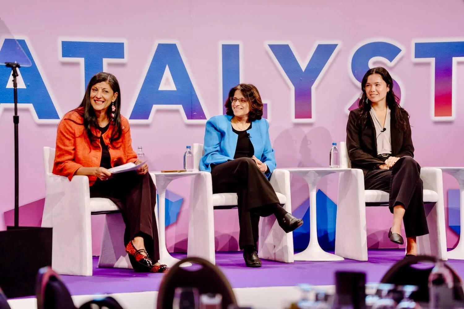 At the Catalyst Honours Conference in Toronto, moderating a discussion on “Investing in Talent, Unlocking Value - The Potential of Gen Z Women” with Priti Singh and Danielle Page from CPP (October 2025)