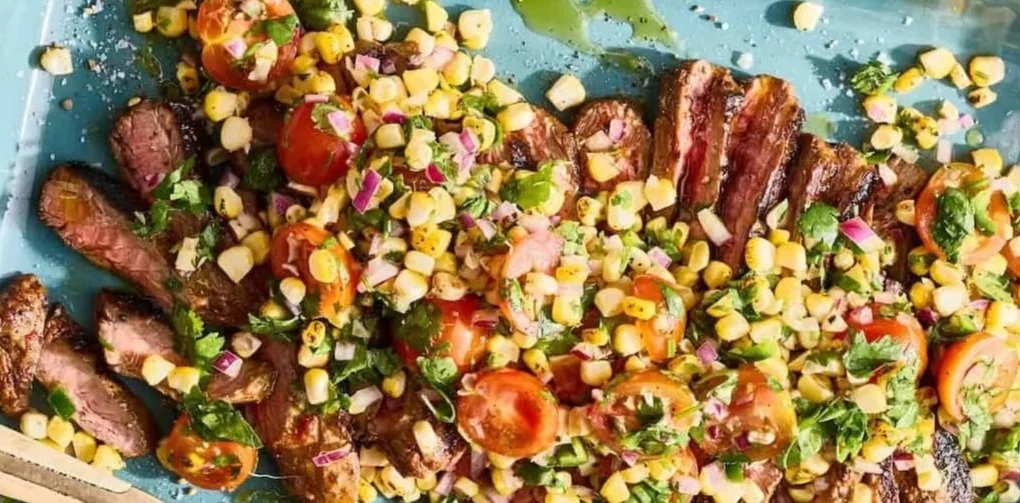 Southwest Sirloin with Corn Salad