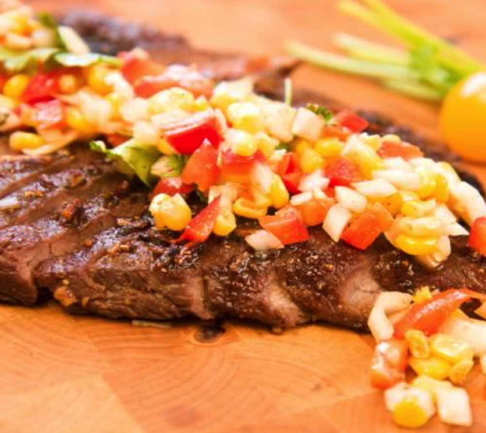 Southwest Sirloin with Corn Salad