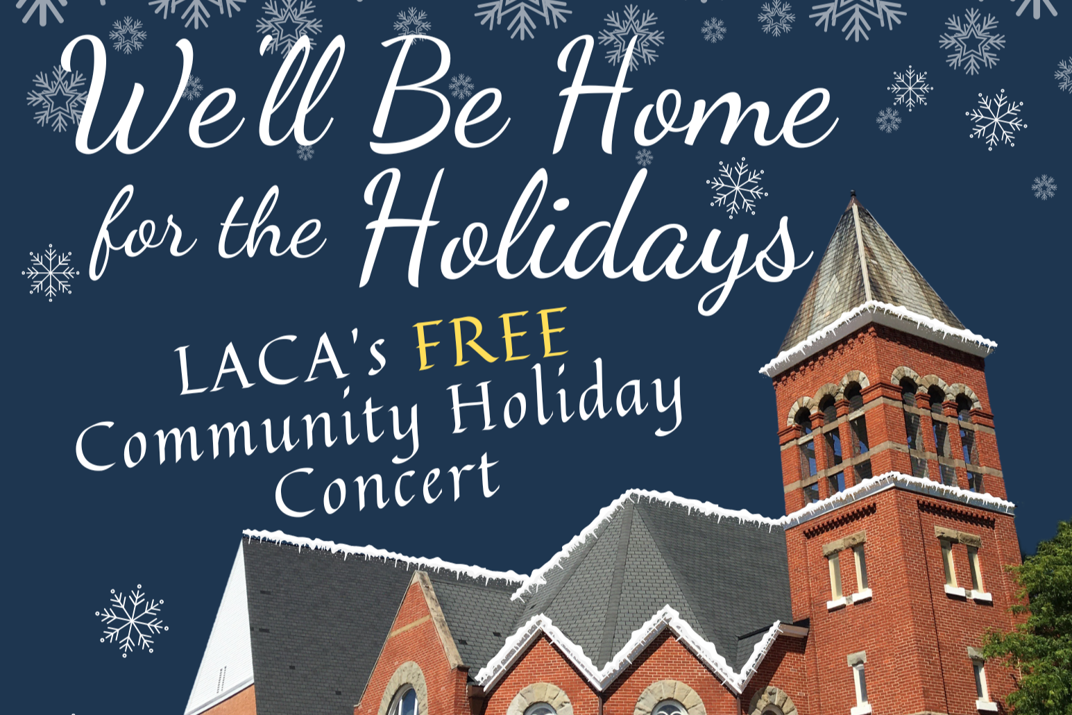 We’ll Be Home for the Holidays Concert