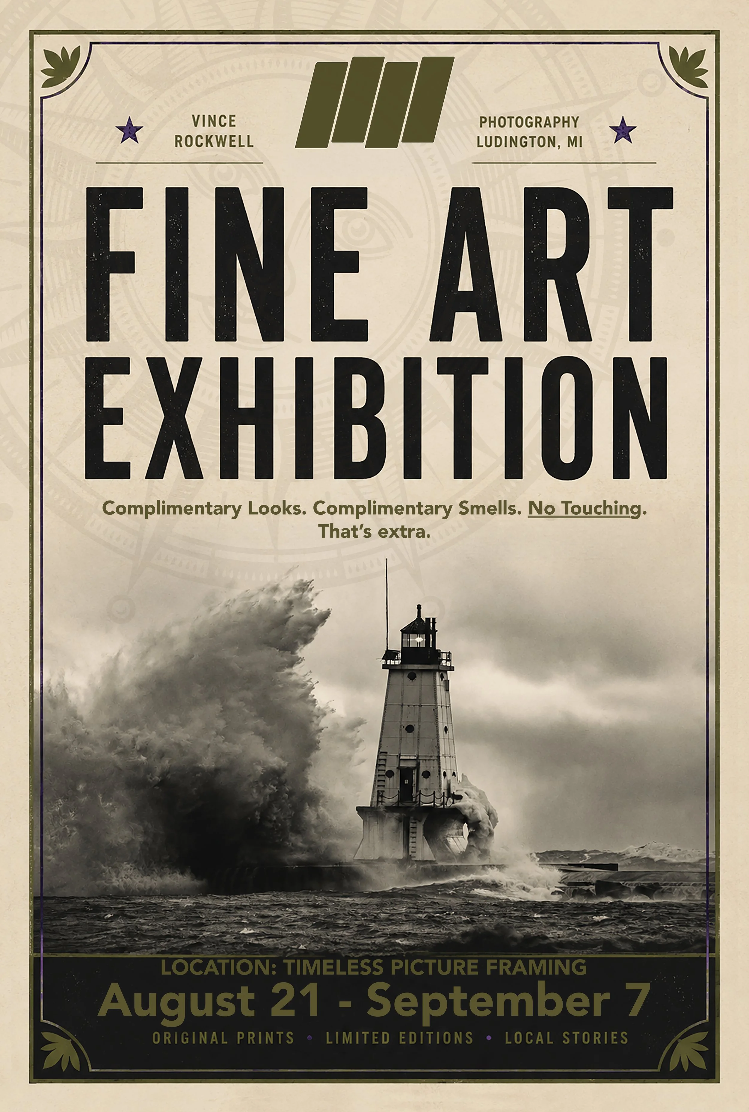 Vince Rockwell Exhibit at Timeless Picture Framing