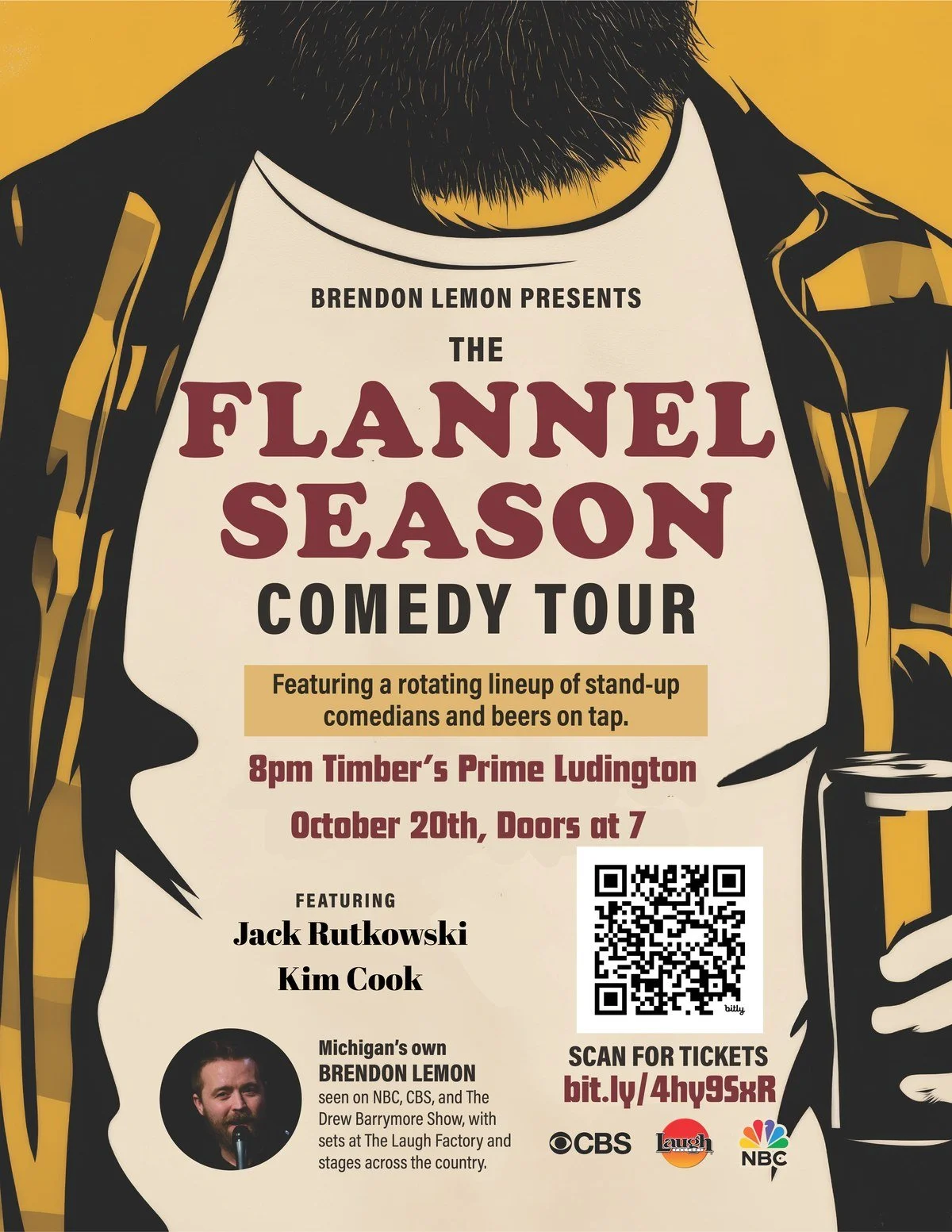 The Flannel Season Comedy Tour: Stand-Up in Ludington