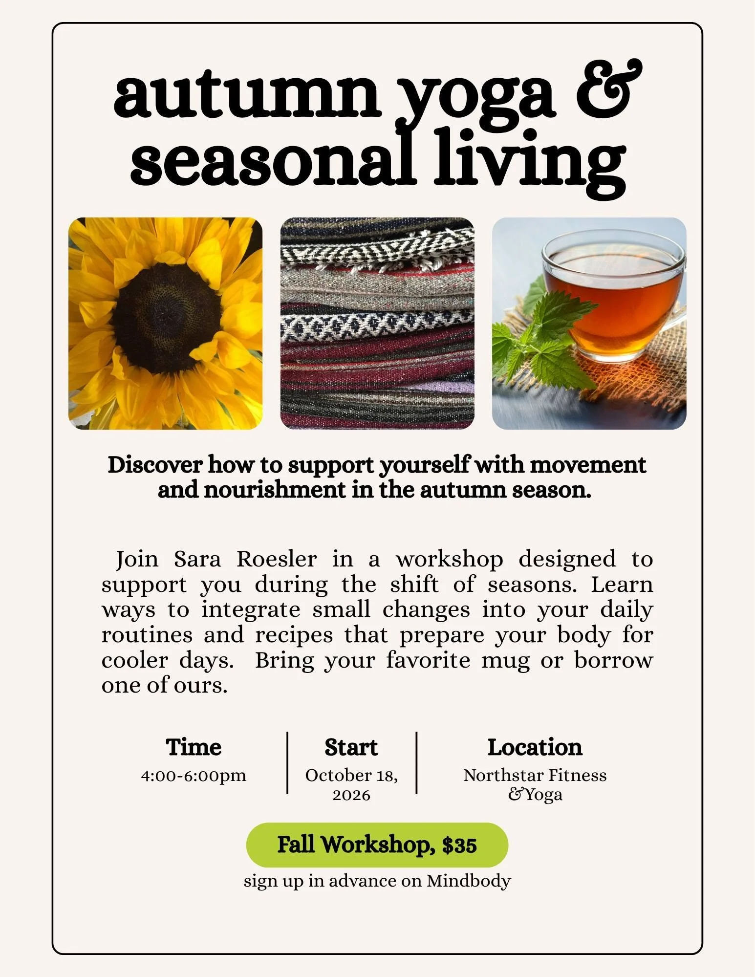Autumn Yoga & Seasonal Living