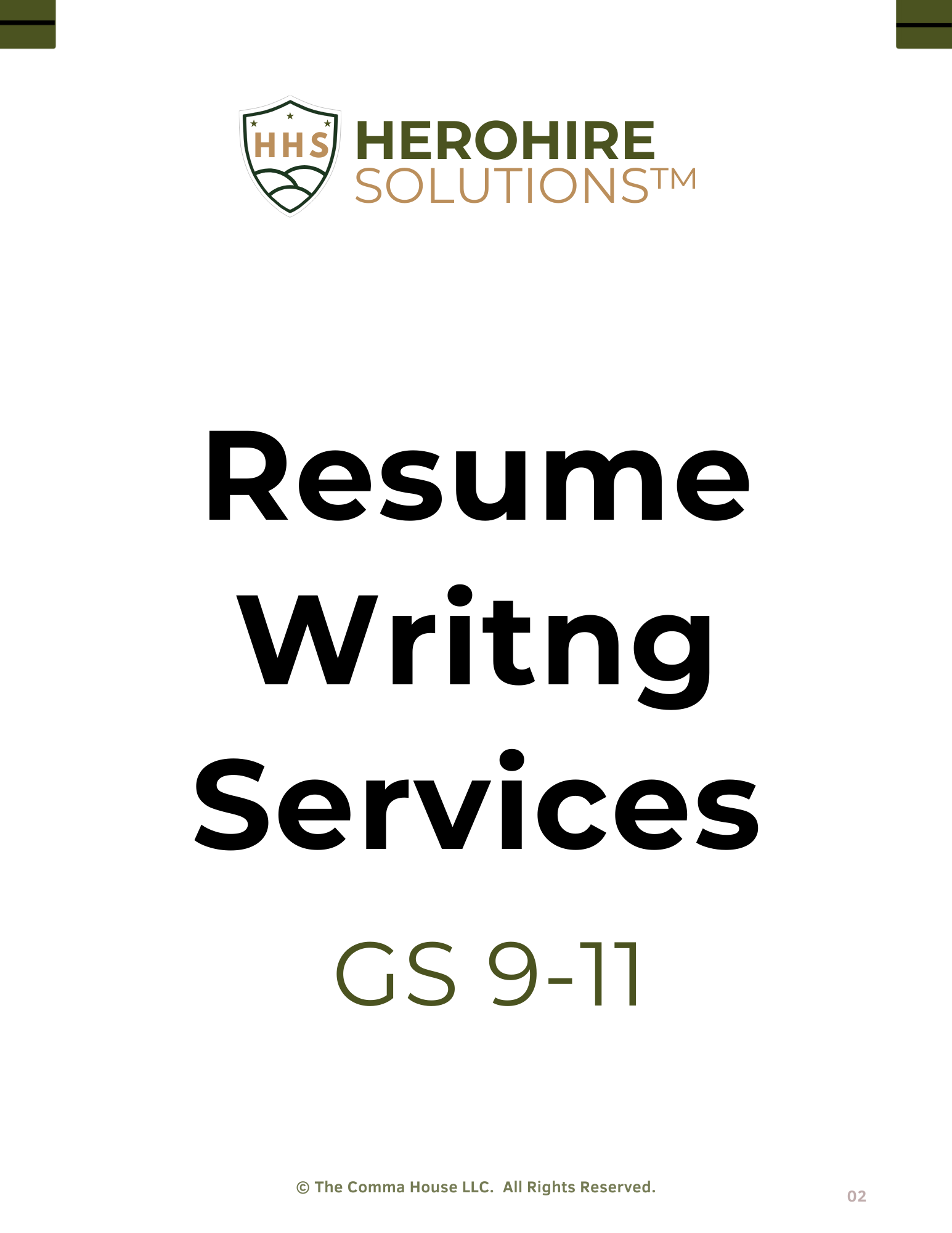 Federal Resume Writing Services Mid-Level (GS-9 to GS-11)