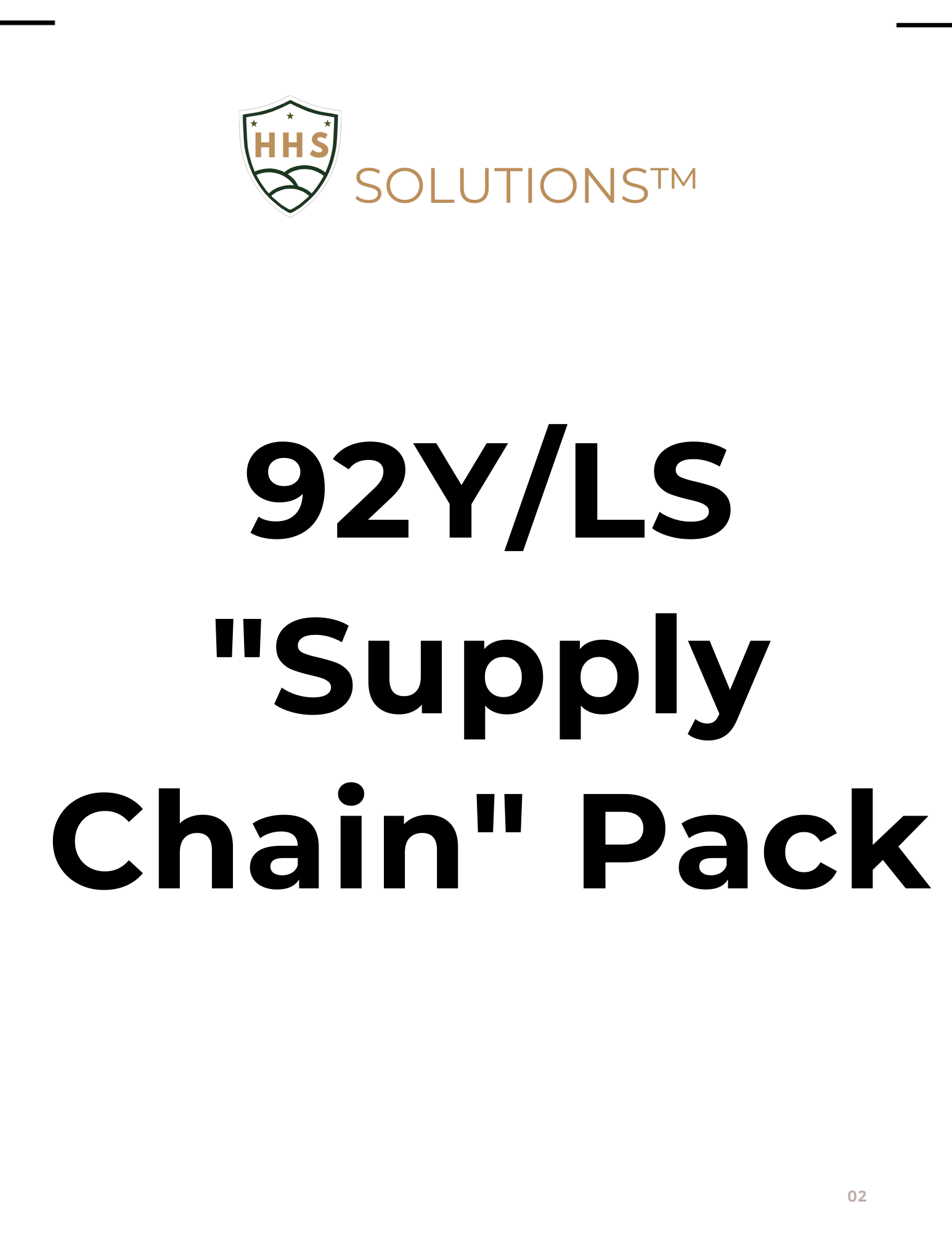 92Y/LS "Supply Chain" Logic & Translation Pack