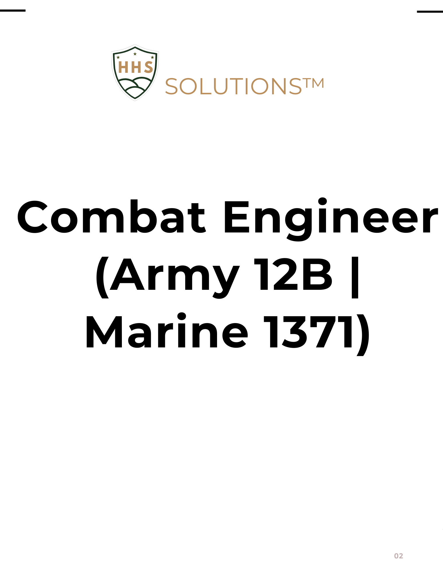 Combat Engineer Translation Package